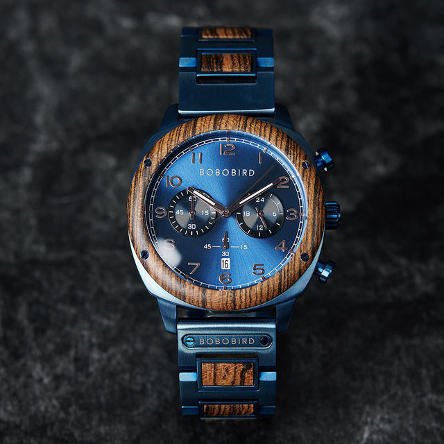 Handmade Classic Eco-Fashion Wood Watch 5mm Thickness High Quality Japanese Movement Wholesale Environmentally Friendly