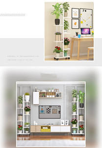 モダンなマルチカラー屋内植物スタンドディスプレイフラワーディスプレイラック植物スタンドプランターシェルフ - Product Image 6