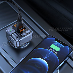 <b>Bluetooth</b> 5.1 Car <b>Bluetooth</b> Receiver MP3 Play Car Multifunctional Music PD30W 5V/2.4A Handsfree With <b>USB</b> Charge <b>Adapter</b> - Product Image 4
