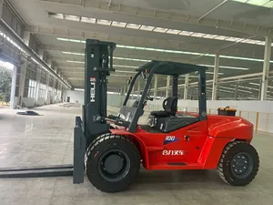 Montacargas Diésel HELI CPCD100 de Alto Rendimiento en Oferta, 4x4, Potente y Confiable, Seis Toneladas, Neumáticos Sólidos, Mástil de Tres Etapas, para Alimentos y Bebidas - Product Image 2
