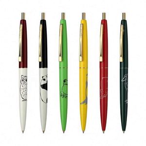 Color Metal for Pen 1.0Mm Tip Black Ink Silk Screen Printed <b>Creative</b> Design Custom Promotional Logo Pen for Hotels Business - Product Image 1