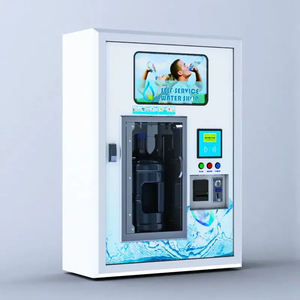 Máquina Expendedora de Agua Potable Automática de Pared con Sistema de Ósmosis Inversa, Funciona con Monedas, Pantalla Táctil, Pago con Fichas, También Acepta Tarjetas de Crédito - Product Image 6