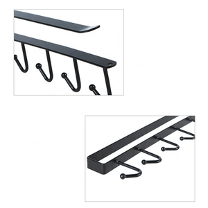 Sotto l'<span class=keywords><strong>armadio</strong></span> <span class=keywords><strong>armadio</strong></span> tazze tazza ganci per la conservazione del vino utensili <span class=keywords><strong>da</strong></span> cucina cravatte cinture e sciarpa gancio appeso supporto per Rack - Product Image 2