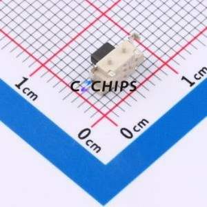 HX TS3643CA-0.6 250gf Tactile Switch SMD,3x6mm Switch Single Pole Single Throw Square Button 2.5N Horizontal Mount - Product Image 2