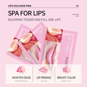 Mascarilla labial de colágeno <span class=keywords><strong>para</strong></span> blanquear nutritivamente Mascarilla labial de fruta exfoliante hidratante que desvanece las arrugas y mejora el color de los <span class=keywords><strong>labios</strong></span> - Product Image 3