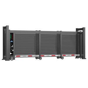 Puerta corredera telescópica <span class=keywords><strong>de</strong></span> acceso automático para coche - Product Image 6