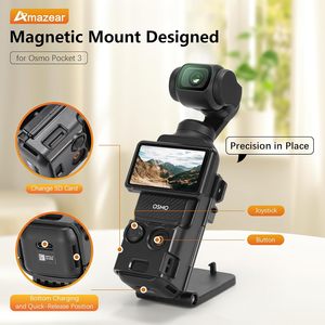 Soporte Multifuncional Amazear para DJI OSMO Pocket 3, Base Magnética con Abrazadera de Succión para Teléfono Inteligente y Cámara - Product Image 5