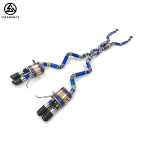 Csz valvetronic catback ท่อไอเสียไทเทเนียมสำหรับ BMW <span class=keywords><strong>M3</strong></span> E92 4.0L สแตนเลสท่อไอเสียระบบท่อเก็บเสียงสองท่อ - Product Image 1
