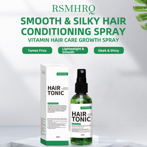RSMHRQ <span class=keywords><strong>Spray</strong></span> Tonifiant Capillaire Anti-Chute Fortifiant les Racines Lissant les Frisottis Vitamine 60ml Vente en Gros OEM - Product Image 1