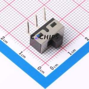 SS-12D06-G030 Slide Switch Through hole,12.7x6.6x6.4mm Switch Single Pole Double Throw Rectangle Pin Header PC Pin 12.7mm - Product Image 1