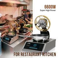 Machine de cuisson semi-automatique en acier inoxydable de qualité alimentaire 6600W Super haute puissance pour machine de cuisson commerciale