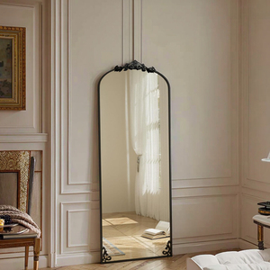 Large <strong>Gothic</strong> Arched Handmade Glass <strong>Mirror</strong> Modern Luxury Metal Framed Retro Vintage Rustic Style Wall <strong>Mirror</strong> for Bathroom Living - Product Image 4