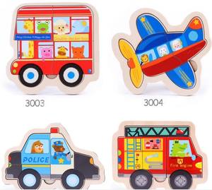 Puzzle Game Montessori per bambini 40 disegni giocattolo in legno giocattolo giocattolo in legno giocattolo Puzzle giocattoli per bambini - Product Image 6