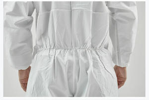 เสื้อผ้านิรภัยแบบมีฮู้<span class=keywords><strong>ด</strong></span>แบบใช้แล้วทิ้งเสื้อผ้าแบบไม่ทอระบายอากาศได้ผ้าเมมเบรนกันน้ำป้องกันเสื้อผ้าไม่ทอ <span class=keywords><strong>SF</strong></span> - Product Image 2