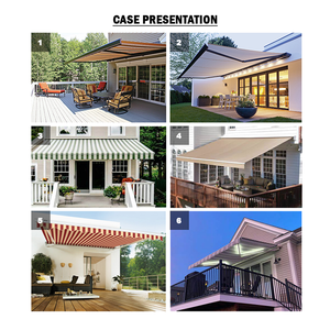 Toldo Retráctil de Aleación de Aluminio de Alta Calidad <span class=keywords><strong>para</strong></span> Patio, Cubierta Impermeable <span class=keywords><strong>para</strong></span> <span class=keywords><strong>Sombra</strong></span> en Exteriores - Product Image 6