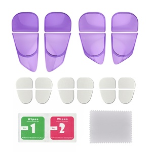 ชุดอุปกรณ์เสริมปรับปรุงเกมส์ Clear Purple Blade 2 คู่ ปุ่มปรับระดับไหล่ ตัวต่อขยายกันกระแทก ตัวต่อขยายทริกเกอร์ สำหรับจอยคอนโทรลเลอร์ PS5 - Product Image 2