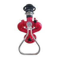 Canon à eau manuel réglable à double jet, prix d'usine, équipement de lutte contre l'incendie de haute qualité, accessoire
