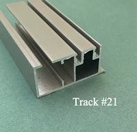 Piste Ugrace # Rail de rideau de plafond en aluminium silencieux et durable, 25 pièces, usage domestique et commercial, gris, longueur et forme personnalisables