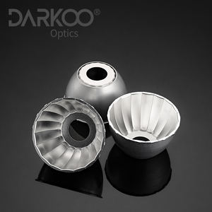 Lentilles de lumière <span class=keywords><strong>commerciale</strong></span> Ultra-mince galvanoplastie Anti-éblouissement Cob faisceau étroit 12 degrés 24 36 degrés Pmma lampe tasse lentille - Product Image 3