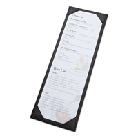 Porte-menus élégants en similicuir, couvertures de menus pour restaurants