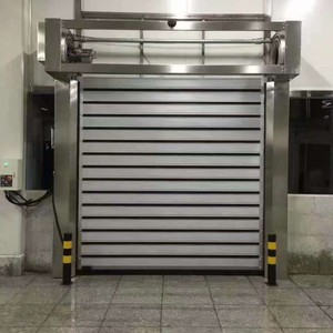 Porte à enroulement industrielle automatique à grande vitesse en aluminium, sur mesure, vente en gros d'usine - Product Image 2