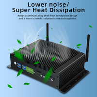 HYSTOU Mini PC industriel sans ventilateur GPIO ordinateur Intel I7-10810U DP HD Triple affichage 2COM RS232 USB3.0 5G WiFi PC robuste
