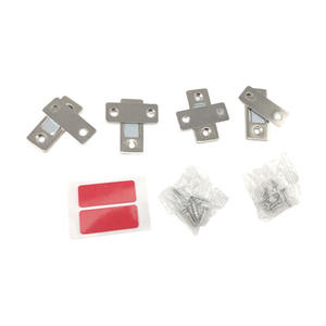 Loquet <span class=keywords><strong>magnétique</strong></span> adhésif pour armoire, lot de 4, loquet <span class=keywords><strong>magnétique</strong></span> ultra fin pour porte d'armoire, aimants pour tiroirs, porte de <span class=keywords><strong>placard</strong></span> de cuisine - Product Image 1