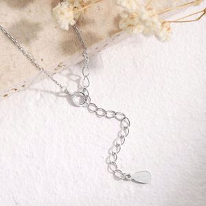 Dylam Hypoallergenic Non Tarnish S925 Silver Women Fine Jewelry 5A Cubic Zirconia Diamond Synthetic <b>Opal</b> <b>Pendant</b> Necklace - Product Image 6