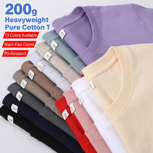 Camisetas de Cuello Redondo de Algodón para Hombre, Lisas, de Alta Calidad, al Por Mayor a Bajo Precio, para Impresión Personalizada, TKAN938 - Product Image 1