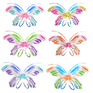 <span class=keywords><strong>Ailes</strong></span> de papillon d'ange Film d'aluminium ballon jouet en papier d'aluminium thème de mariage fête d'anniversaire décoration ballon en papier d'aluminium - Product Image 1