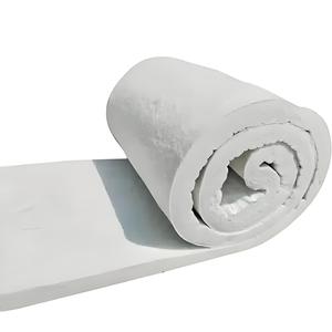 Coperta isolante in fibra ceramica, alluminio silicato in fibra ceramica feltro coperta 610/1220mm, AL2O3 + sio2puro bianco refrattario