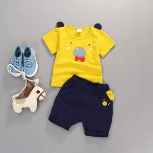 Latest New Model Boy Cotton O-neck Boy Suit From China Supplier