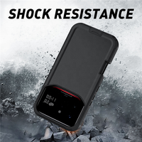Étui de protection robuste et résistant à trois couches avec béquille et clip ceinture pour Infinix Note 60 Ultra, Note 60 Pro 5G, Hot 70, Smart 20 4G