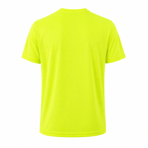 T-<span class=keywords><strong>shirt</strong></span> respirant en maille œil-de-perdrix à séchage rapide, orange, <span class=keywords><strong>pour</strong></span> hommes et femmes, streetwear, vêtements de sport décontractés, hauts de performance - Product Image 4