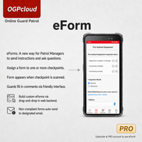 Système de patrouille de sécurité 4G WiFi avec lecteur de point de contrôle NFC, code QR, Bluetooth, logiciel cloud et gestion des présences A13