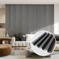 Panneaux muraux WPC personnalisés, imperméables, ignifuges, faciles à installer, en composite plastique pour la décoration de la maison et des hôtels