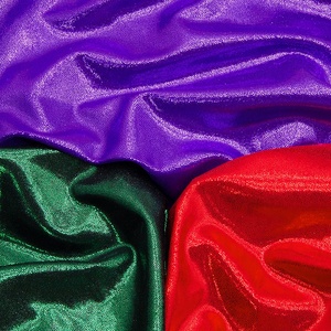 Tela de Nailon y Spandex Metálica Plateada Brillante, Elástica, Suave y Agradable al Tacto, de Alta Calidad, para Trajes de Baño, Ropa Interior y Gimnasia para Niñas - Product Image 1