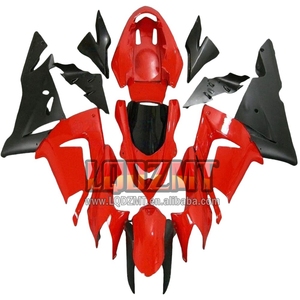 Corps OEM pour KAWASAKI <span class=keywords><strong>NINJA</strong></span> ZX <span class=keywords><strong>1000</strong></span> CC 10 R 10R ZX10R 04 05 50LQ.23 ZX1000 ZX-10R rouge brillant <span class=keywords><strong>2004</strong></span> 2005 Kit de carénages d'injection - Product Image 1