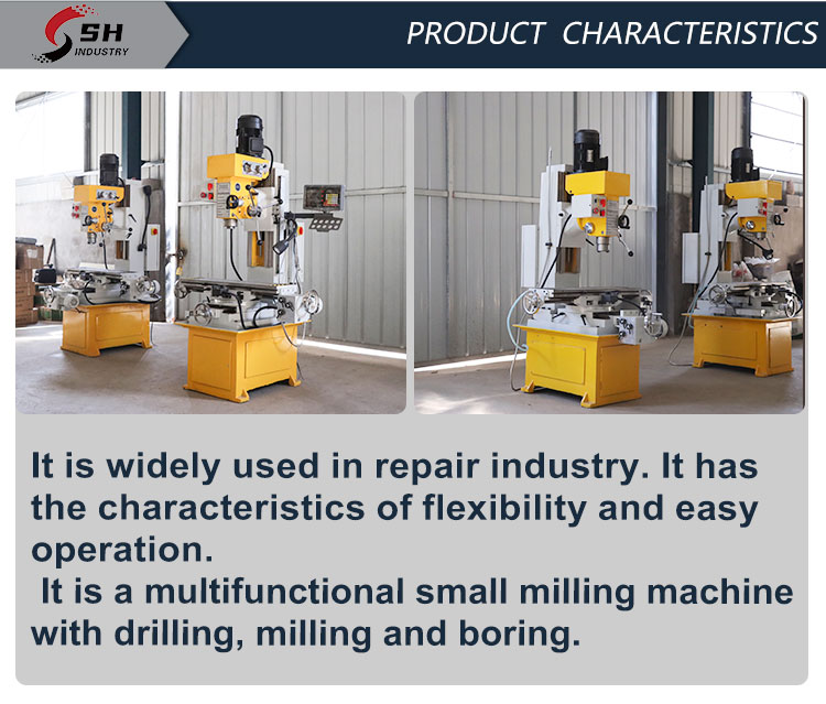 Zx50C Manual Mill Multi-Function Combo Vertical Lathe Drilling