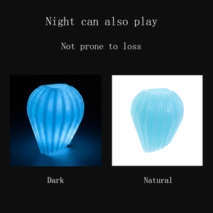 Wholesale Glow in the Dark Luminous <strong>Light</strong> <strong>up</strong> TPR Soft Toys for <strong>Dogs</strong> Chewing and Playing Luminous Treat Dispensing <strong>Ball</strong> - Product Image 3