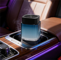 Diffuseur de parfum pour voiture en verre personnalisé, design moderne et populaire, portable, évaporation naturelle, prix d'usine, parfum longue durée