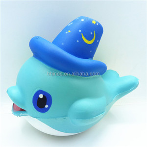 Custom Design Stress Relief Squeeze Toy PU Foam Fish Shape Slow Rising Toys - Product Image 1
