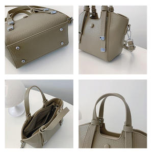 Sac fourre-tout et bandoulière en cuir PU de haute qualité pour femme avec fermeture éclair, imperméable et grande capacité - Product Image 6