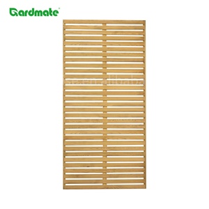 Recinzione Orizzontale a Strisce <span class=keywords><strong>per</strong></span> Giardino, Pannelli <span class=keywords><strong>per</strong></span> Recinzione da Giardino, Traliccio in Legno Ecologico Facile da Montare <span class=keywords><strong>per</strong></span> Cortile, Balcone, Muro - Product Image 1