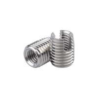 New Slotted Stainless Steel Thread Self-Tapping Insert with Circular Hole Corrosion-Resistant