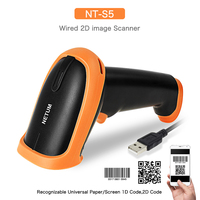 Lecteur de codes-barres filaire et sans fil Netum S5 S8 pour l'industrie et les supermarchés, 1D 2D