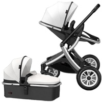Poussette bébé 3 en 1 de haute qualité, très vendue, luxe, paysage élevé, poussette bébé, poussettes bébé pour les voyages