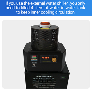 3KG Mini Induction Melting Furnace to Melt Aluminum Recycling Industrial Furnace Smelting <strong>Gold</strong> Silver <strong>Melter</strong> - Product Image 3