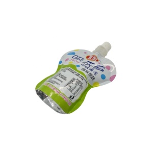 Custom Printed Shaped PET Aluminum Foil Baby Food Bag Stand Liquid Jelly Juice Spout <strong>Pouch</strong> for <strong>Milk</strong> and Beverage Packaging - Product Image 3