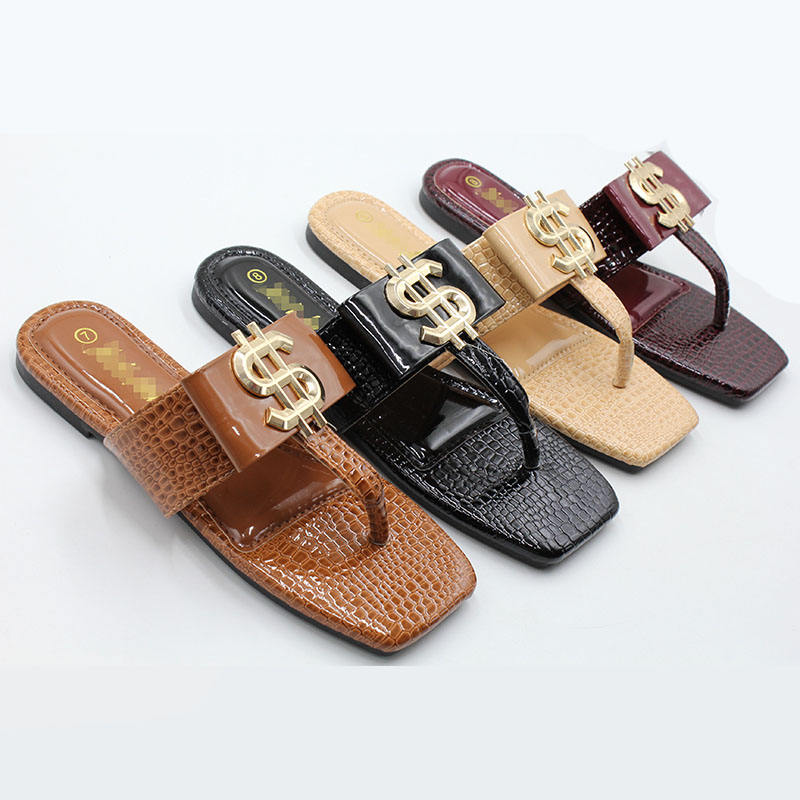 Wholesale Famous Brands Ladies Sandals Slides Designer Printed